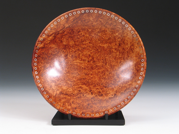  AMBOYNA BURL PLATE