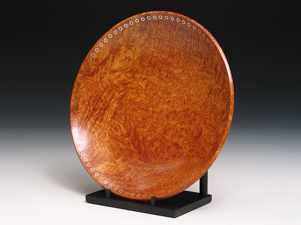  AMBOYNA BURL PLATE