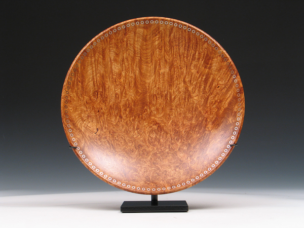  AMBOYNA BURL PLATE