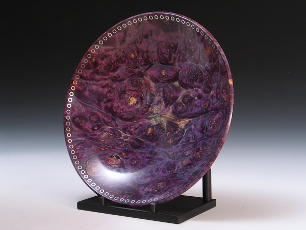 MAPLE BURL PLATE