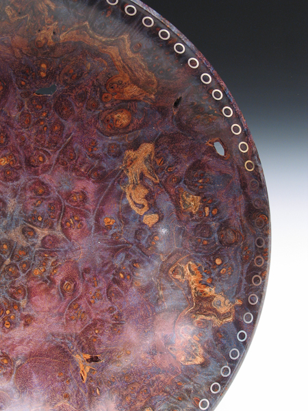 MAPLE BURL PLATE - detail