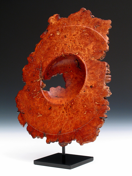 Another custom museum stand for this turned piece from Ireland